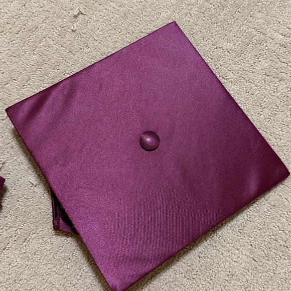 Mt. Sac Herff Jones Graduation Cap and Gown in Maroon - Picture 5 of 5